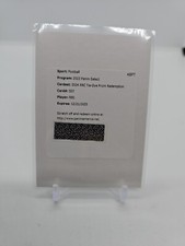 2023 Select Jonathan Brooks RB1 XRC Tie-Dye Prizm RC Rookie 507 REDEMPTION