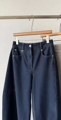 Jean Tibi Indigo Barre Denim Tejido Sid Talla 27 - Imagen 3 de 6