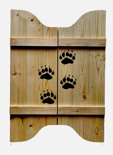 New Bear Tracks Swinging Doors 24-36" Old West Style Restaurant Bar Gameroom - 第 1/1 張圖片