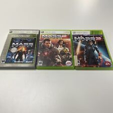 Mass Effect 1, 2, & 3 Bundle Lot (Microsoft Xbox 360) - Tested - Video Games 🎮