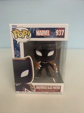 Funko POP! Protector de estatuilla cabeza bobble pantera negra pan de jengibre Marvel #937