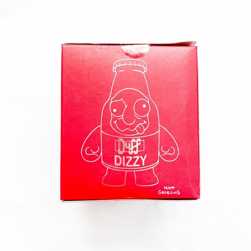 Kidrobot The Simpson's Duff Dizzy 3" Mini Figure Sealed Box - Picture 2 of 4