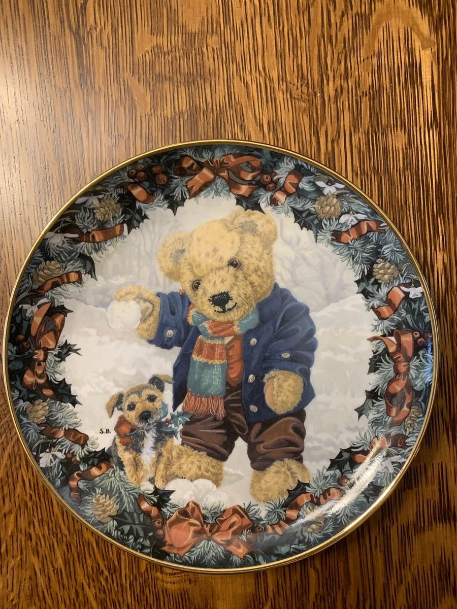 Franklin mint bear on sale plates