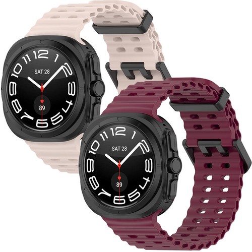 2x Sport Silicone Watch Band Strap Bracelet For Samsung Galaxy Watch Ultra 47mm - Picture 22 of 23