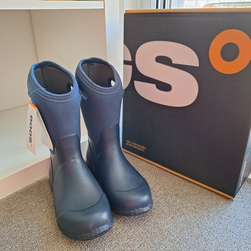 Bogs Boots EU 37 Womens Or Youth US 4 Mid Calf New Rain Gumboots Waterproof - Picture 18 of 21