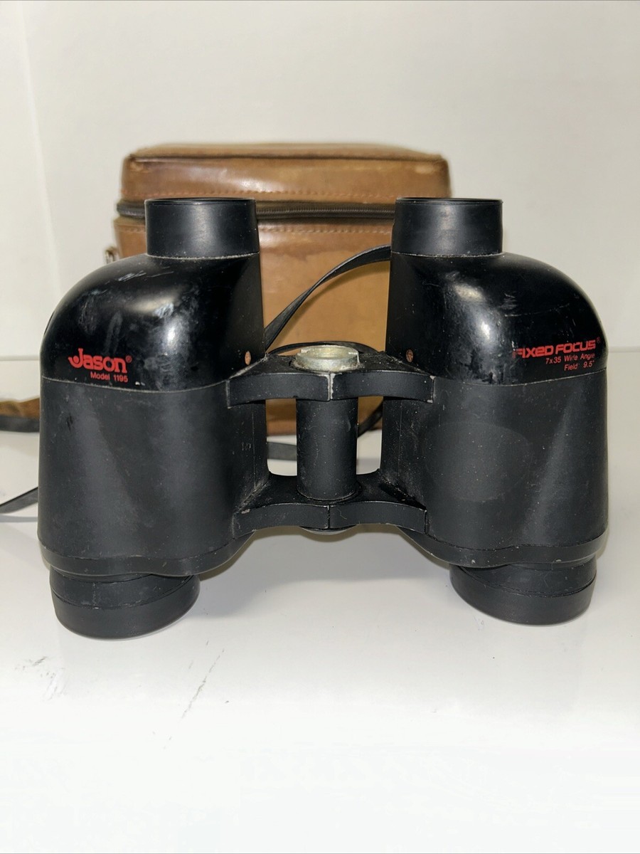 ジンシャン 2ショ Jason Fixed focus binoculars 7x35 Wide Angle Model 1195 With Case