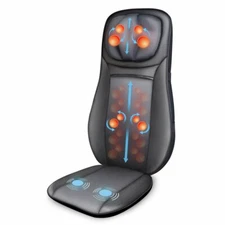 【Snailax Shop】Shiatsu Back Massager with Heat, Neck Massage Cushion Chair