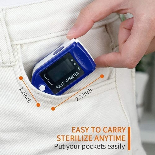 ⭐Finger Oximeter Pulsoximeter Sauerstoff Puls Blut Messgerät SpO-2 Pulsoxymeter⭐ - Bild 7 von 16