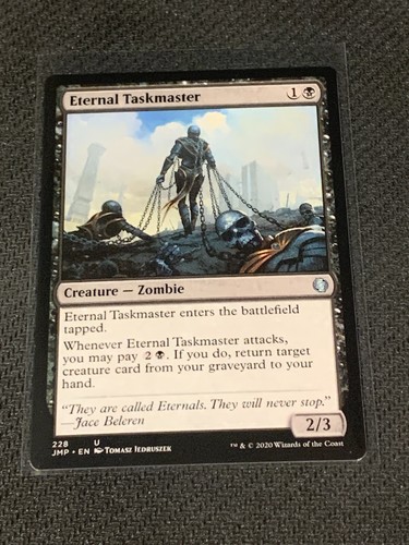 Magic the Gathering Jumpstart Eternal Taskmaster - Picture 1 of 2