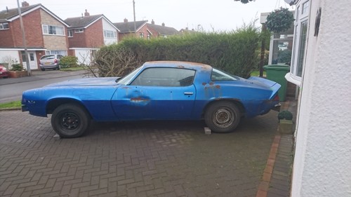 Camaro 1976. Restoration or for parts fully UK registered