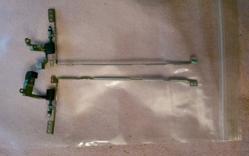 Lenovo ThinkPad X120E L + R Hinges Set 04W1382 FBFL7003010 FBFL7004010 (Q72-06)  - Picture 1 of 2