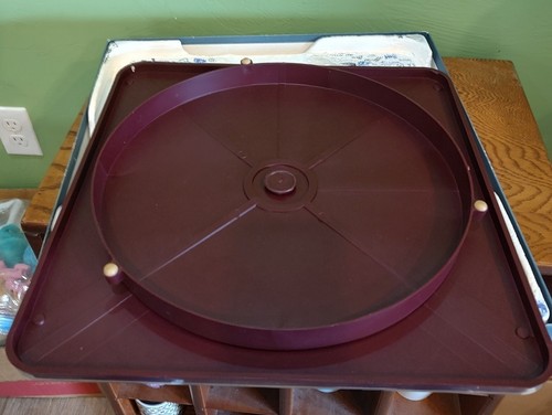 Vintage 1977 SCRABBLE DELUXE EDITION Selchow & Righter w Turntable - Picture 6 of 11