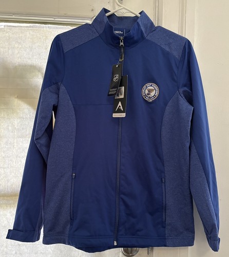 St Louis Blues Jacket Women Full Zip Medium NHL Antigua 2019 Stanley Cup