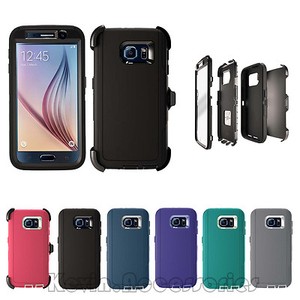 For-Samsung-Galaxy-S6-Case-Cover-with-Belt-Clip-Fits-Otterbox-DEFENDER-SERIES