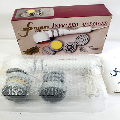 #ad Fitness Infrared Massager DR 68 with Attachments amp; Manual – New Open Box $12.99