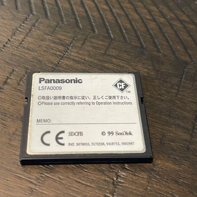 Panasonic CompactFlash Picture Card 8MB Vintage - Image 2 of 4