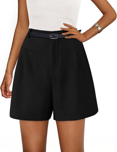 Shorts for Women Dressy 2025 Summer Elastic High Waisted WideShorts with Pockets - Bild 30 von 64