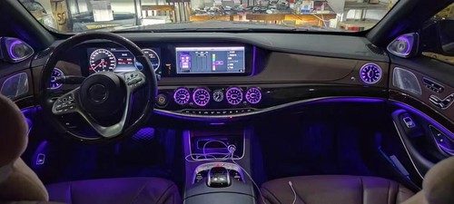 For 2014-2017 Mercedes-Benz S-Class W222 7 Colors LED Ambience Light Trim Strip - Imagen 10 de 18