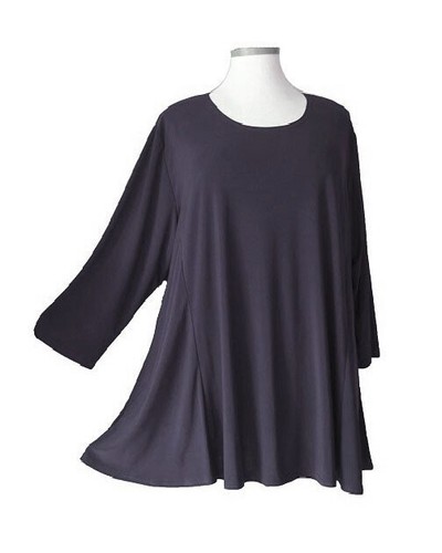 Mari Dago Ultrakaschierend SunShine 3/4-Arm Shirt 6-Bahnen A-Linie Black 48-54