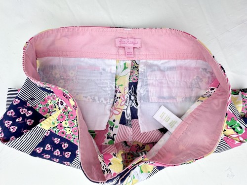 Lilly Pulitzer Women’s Shorts 0 Patchwork Floral - Picture 5 of 10