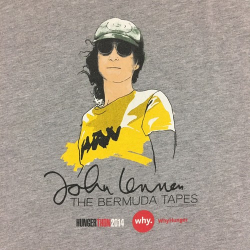 Hungerthon 2014 Imagine There's No Hunger Men's XL Gray T-Shirt John Lennon 0004 - Picture 3 of 11