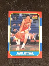 1986-87 Fleer Basketball Randy Wittman #127 NM-MT Rookie RC Atlanta Hawks