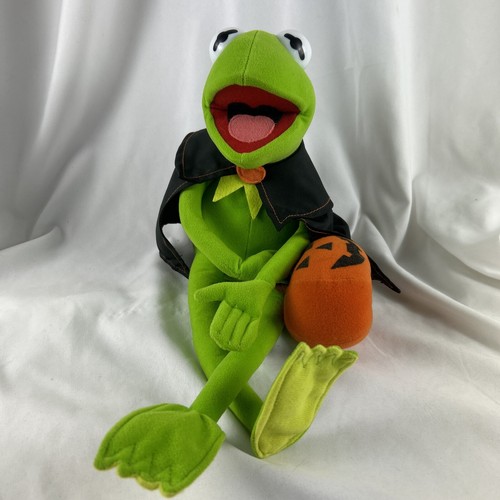 Peluche Nanco KERMIT THE FROG 16"" Halloween Drácula Calabaza Vampiro Posable - Imagen 9 de 9