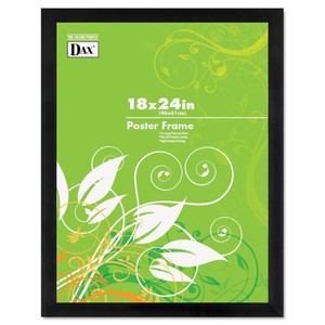 Dax-Black-Solid-Wood-Poster-Frames-w-Plastic-Window-Wide-Profile-18-x-24-2863W2X