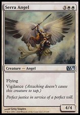 4x Serra Angel M11 MtG Magic White Uncommon 4 x4 Card Cards