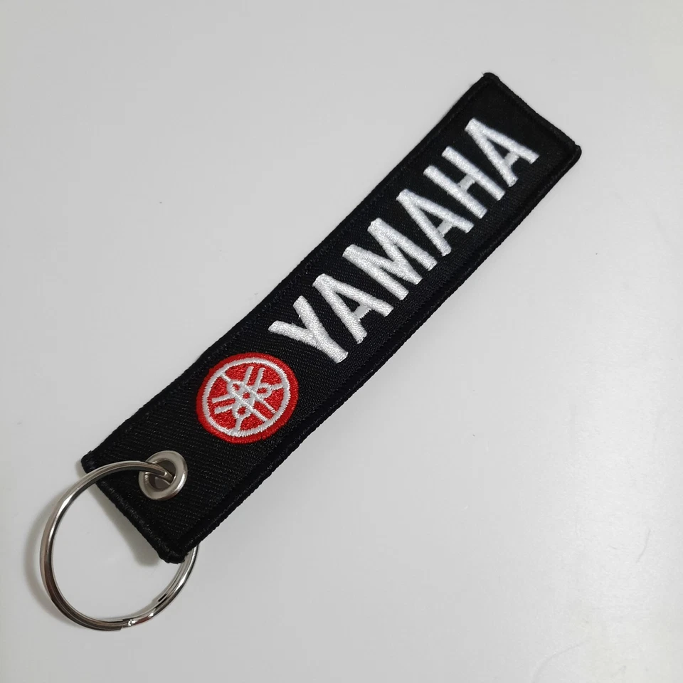Portachiavi Yamaha Tessuto Nero - Regalo Passione Auto Moto Estetica
