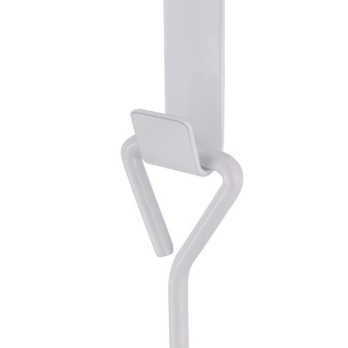 MyGift Handtuchhalter 3 Ebenen hängend Badezimmer weiß Metall Aufbewahrung - Bild 7 von 7