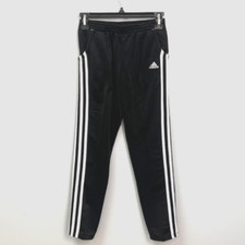 Adidas Black w/White 3-Stripe Warm Up Pants Girls Multiple Sizes