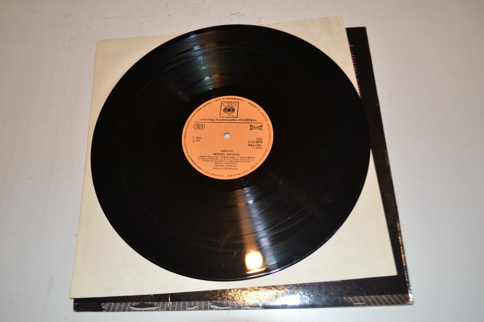Michael Jackson Thriller lp vinyl rare Supraphon Czechoslovakia