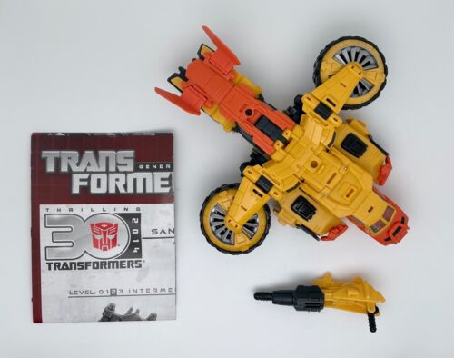 Hasbro Transformers Generations Thrilling 30 Voyager Class Sandstorm komplett