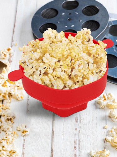 2Pcs Microwave Popcorn Maker Reusable Silicone Popcorn Popper with Lid and wesol - Picture 9 of 18