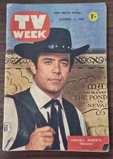 Vintage Australian TV WEEK 1962 Pernell Roberts BONANZA cover