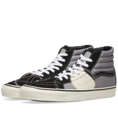 Vans Vault Sk8-Hi Bricolage LX Skate Shoes Men's Sz 10 Black
