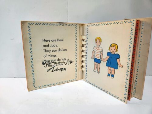 Vintage Pat the Bunny interactive book by Dorothy Kunhardt ~ #12000 spiral bind. - Picture 5 of 5