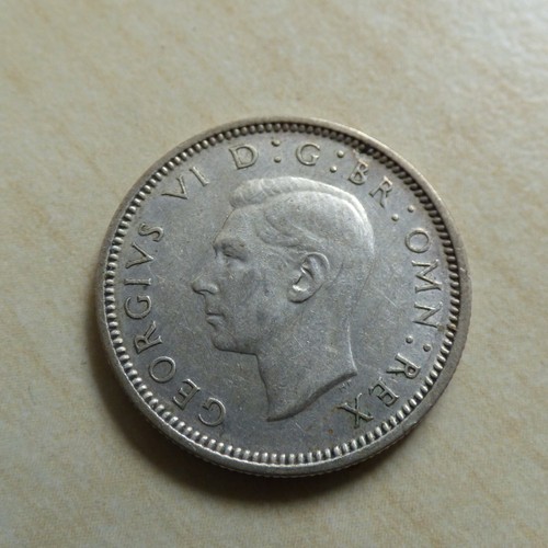 George VI Sixpence 6D Münzen Datum wählbar von 1937-1952 Auktion 2 - Bild 55 von 186