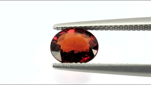 Granate Spessartite Spessartine 1,60 quilates naranja color rojo 100% natural tierra extraída - Vídeo 1 de 1