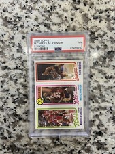 PSA 7 - Topps 1979 - M. Cheeks/M. Johnson/R. Boone - MAGIC JOHNSON RC