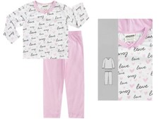 Jacky Schlafanzug lang Mädchen 2-tlg. Rosa G...