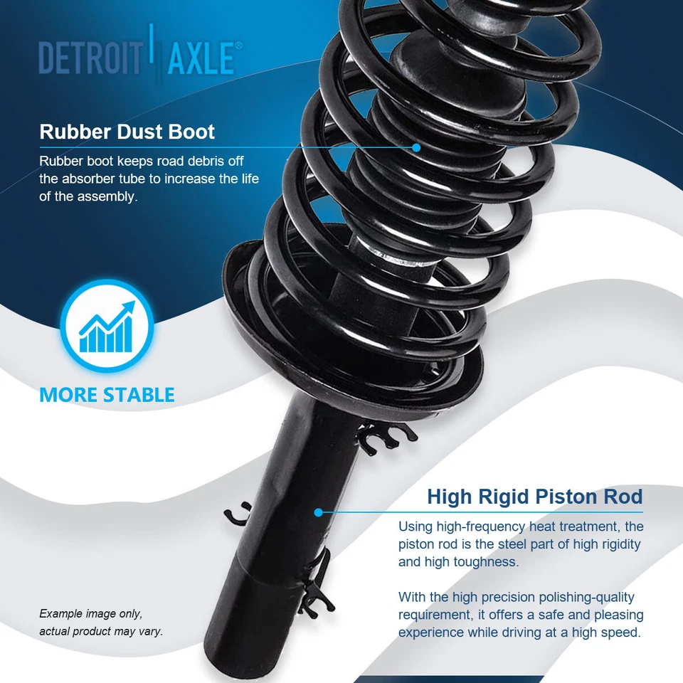 14pc Front Struts Control Arms Tierod Sway Bar for Volkswagen Beetle Jetta Golf - Image 4 of 4