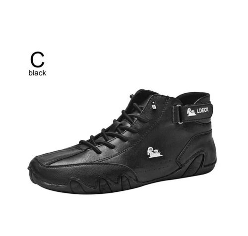 Stivali scamosciati alla moda chiusura alti uomo scarpe casual cotone taglia UK NUOVI - Foto 20 di 34