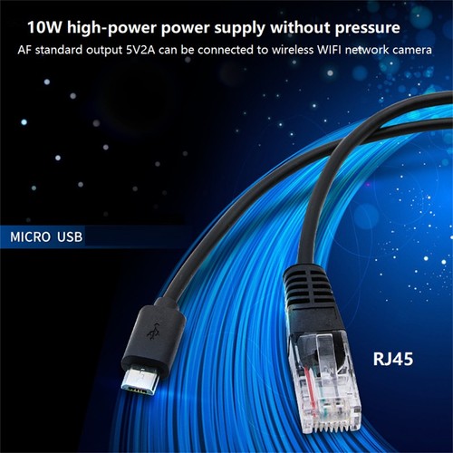 Micro USB 48V To 5V POE Splitter Power Over Ethernet 48V to 5V 2A Adapter Cable - Afbeelding 6 van 6