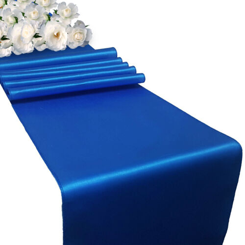 Tovaglia runner da tavolo in raso per matrimonio cena banchetto festa tovaglia 11" x 180" - Foto 88 di 96