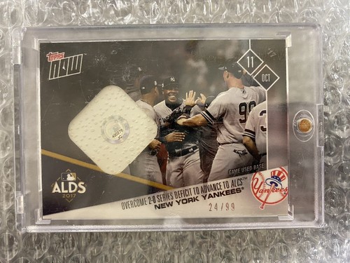 2017 topps now Yankees clinch postseason 3 Relic Cards lot - Picture 4 of 5