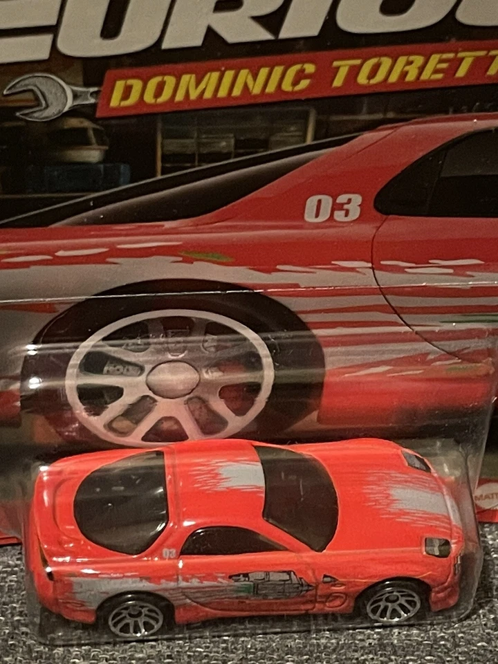 Hot Wheels Mazda RX-7 1/64 3 Inches HW Fast And Furious Nuovo In Scatola - Immagine 4 di 4