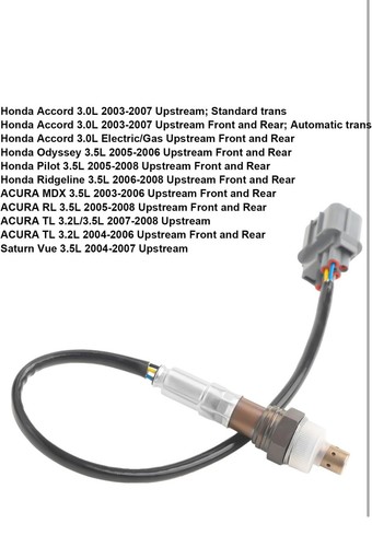 234-5010 Oxygen Sensor for Acura MDX RL TL Honda Accord Odyssey Pilot Ridgeline - Picture 3 of 3