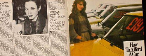 SYLVIA KRISTEL Tina Chow JOHN HURT Honey magazine May 1979 SRI LANKA Soho RITZY - Picture 9 of 24